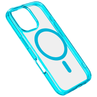 Чехол для смартфона Apple iPhone 16 Pro (Iconic Mag) Прозрачный Зеленый Cellularline, ТПУ, MagSafe Back