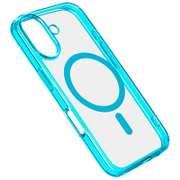 Чехол для смартфона Apple iPhone 16 (Iconic Mag) Прозрачный Зеленый Cellularline, ТПУ, MagSafe Back