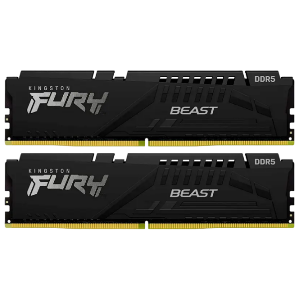 Memorie RAM 64 GB Kingston FURY Beast KF560C30BBEK2-64 DIMM, DDR5, 6000 MHz photo 1