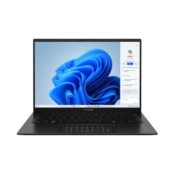 Ноутбук Asus Zenbook 14 OLED UM3406HA Jade Черный 14" | 16 ГБ | 1 ТБ | AMD Ryzen 7 8840HS | VGA Встроенная photo 1