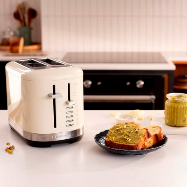 Тостер KitchenAid 5KMT2109EAC Бежевый 980 Вт, Количество степеней обжаривания: 7 photo 6