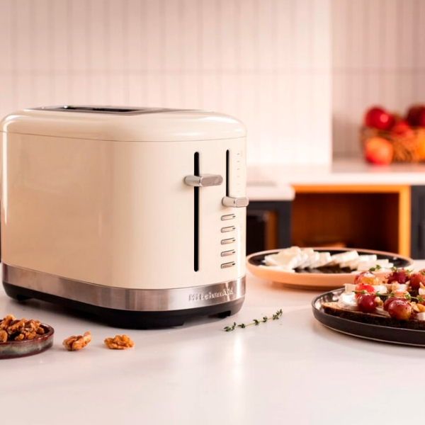 Тостер KitchenAid 5KMT2109EAC Бежевый 980 Вт, Количество степеней обжаривания: 7 photo 8