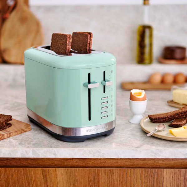 Тостер KitchenAid 5KMT2109EPT Мятный 980 Вт, Количество степеней обжаривания: 7 photo 6