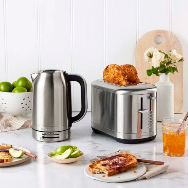 Тостер KitchenAid 5KMT2109ESX Серебряный 980 Вт, Количество степеней обжаривания: 7 photo 4