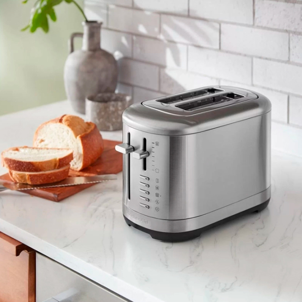 Тостер KitchenAid 5KMT2109ESX Серебряный 980 Вт, Количество степеней обжаривания: 7 photo 8