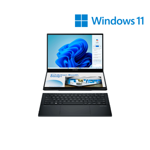 Ноутбук Asus Zenbook Duo UX8406MA Inkwell Grey 14" | 32 ГБ | 2 ТБ | Intel Core Ultra 9 185H | VGA Встроенная photo 1