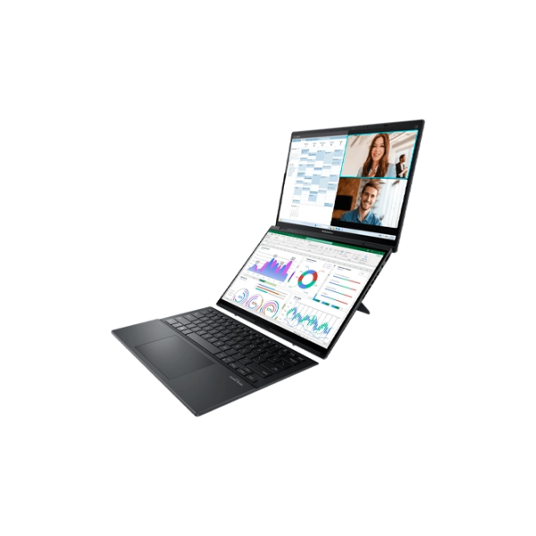 Laptop Asus Zenbook Duo UX8406MA Inkwell Grey 14" | 32 GB | 1 TB | Intel Core Ultra 9 185H | VGA Integrată photo 2