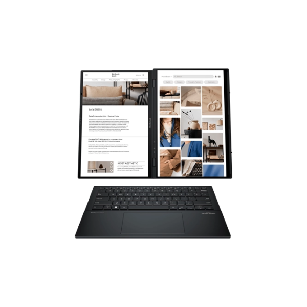 Laptop Asus Zenbook Duo UX8406MA Inkwell Grey 14" | 32 GB | 1 TB | Intel Core Ultra 9 185H | VGA Integrată photo 3