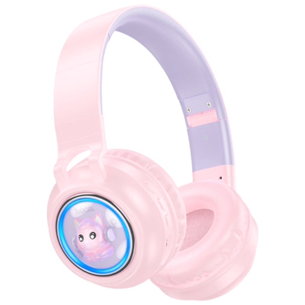 Căști Hoco W50 Cute Fun Pink Fără fir / Personal / On the ear photo 1