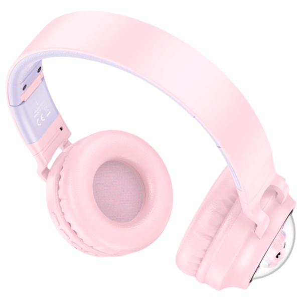 Căști Hoco W50 Cute Fun Pink Fără fir / Personal / On the ear photo 2