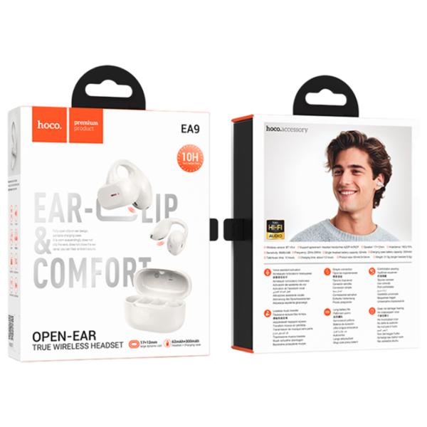 Căști Hoco EA9 White Fără fir / Personal / In ear photo 4