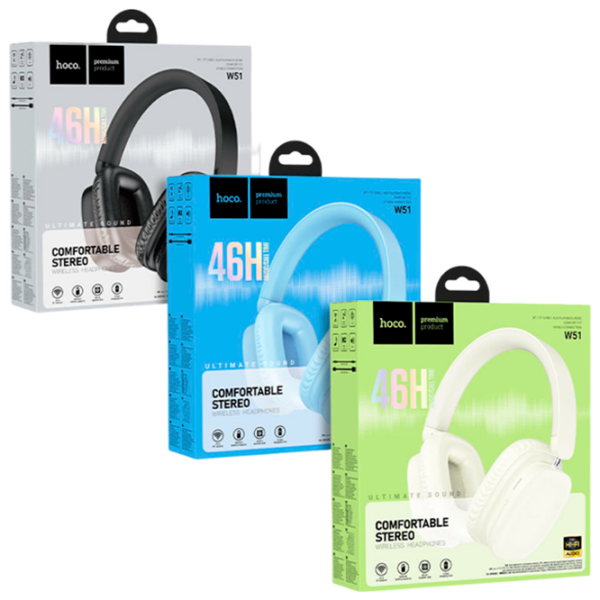 Căști Hoco W51 Black Fără fir + Cu fir / Personal / Over the ear photo 5