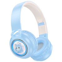 Căști Hoco W50 Cute Fun Blue Fără fir / Personal / On the ear