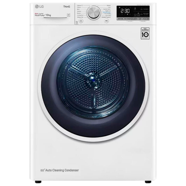 Mașină de uscat rufe LG RH10V9AV4W White 10 kg, A+++ photo 1