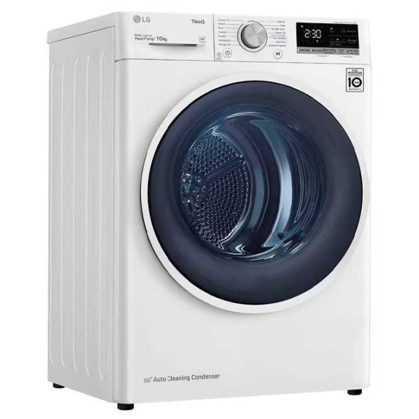 Mașină de uscat rufe LG RH10V9AV4W White 10 kg, A+++ photo 3