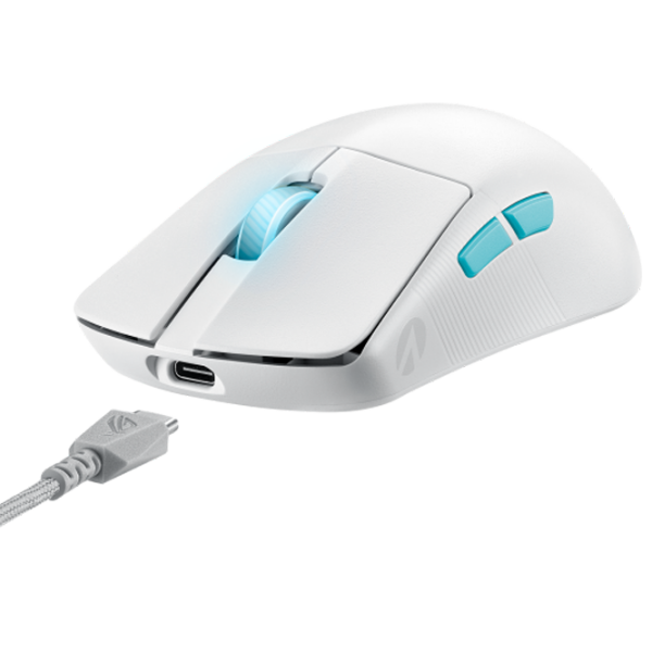 Mouse Asus ROG Harpe Ace Aim Lab Edition White Fără fir / 36000 dpi photo 6