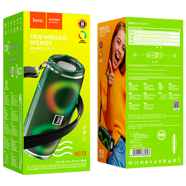 Boxă portabilă Hoco HC12 Green 10 W photo 3