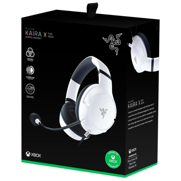 Наушники Razer Kaira X Белый Проводная / Игровой / Полноразмерные photo 4