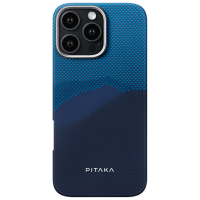 Чехол для смартфона Apple iPhone 16 Pro Max (Tactile Woven) За горизонтом Синий