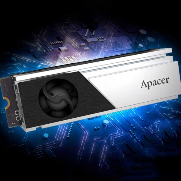 SSD Apacer AS2280F4 M.2 NVMe 1 ТБ Скорость чтения: 12000 МБ/с,
Скорость записи: 11800 МБ/с photo 3
