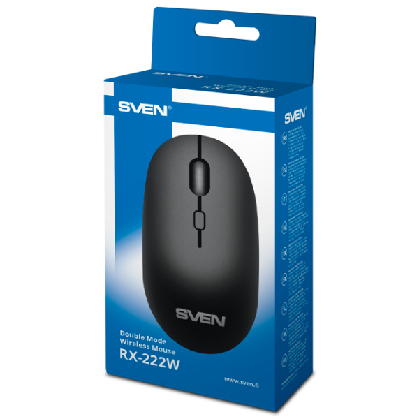 Mouse Sven RX-222W Black Fără fir, 1800 dpi photo 7