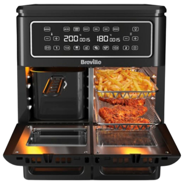 Aero Grill Breville VDF130X-01 Black Electronic, 2400 W, 11 l photo 1