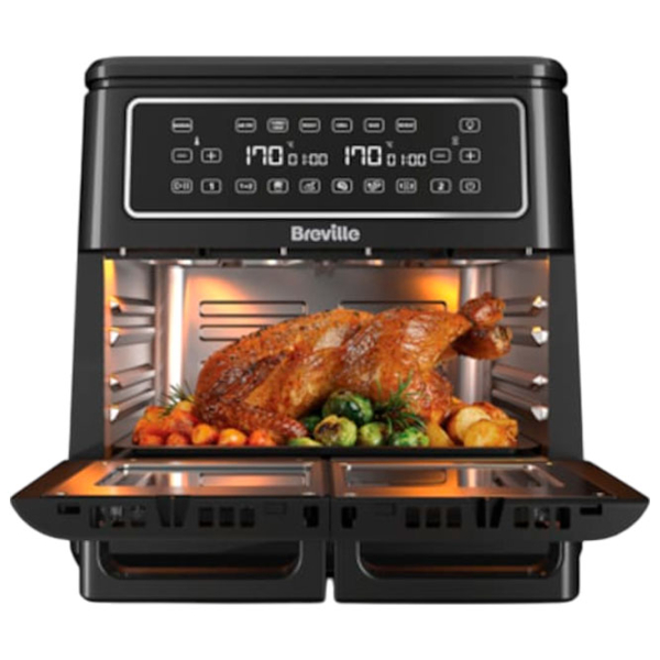 Aero Grill Breville VDF130X-01 Black Electronic, 2400 W, 11 l photo 4