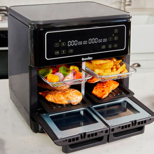 Aero Grill Breville VDF130X-01 Black Electronic, 2400 W, 11 l photo 5