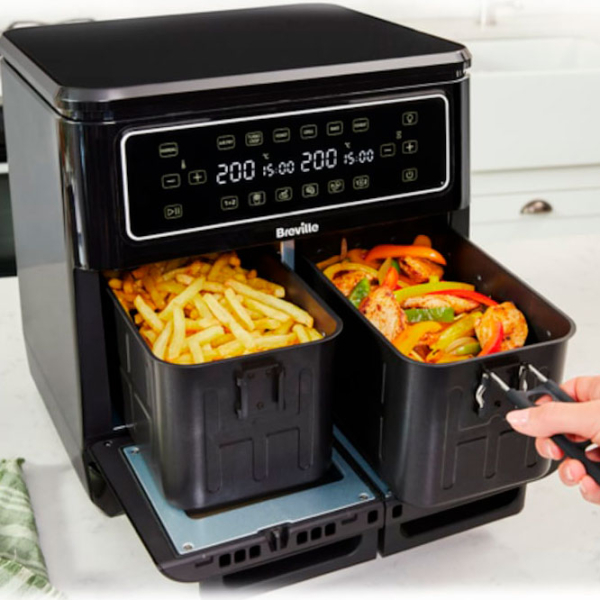 Aero Grill Breville VDF130X-01 Black Electronic, 2400 W, 11 l photo 6