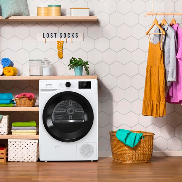 Mașină de uscat rufe Gorenje DNS92/UA White 9 kg, A++ photo 8