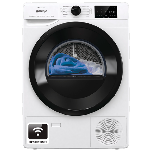 Mașină de uscat rufe Gorenje DPNE83GNLWIFI/PL White 8 kg, A+++ photo 1