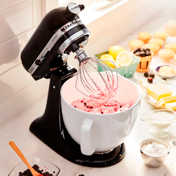 Миксер KitchenAid 5KSM175PSEOB Черный 300 Вт, Количество скоростей: 10, Турборежим photo 5