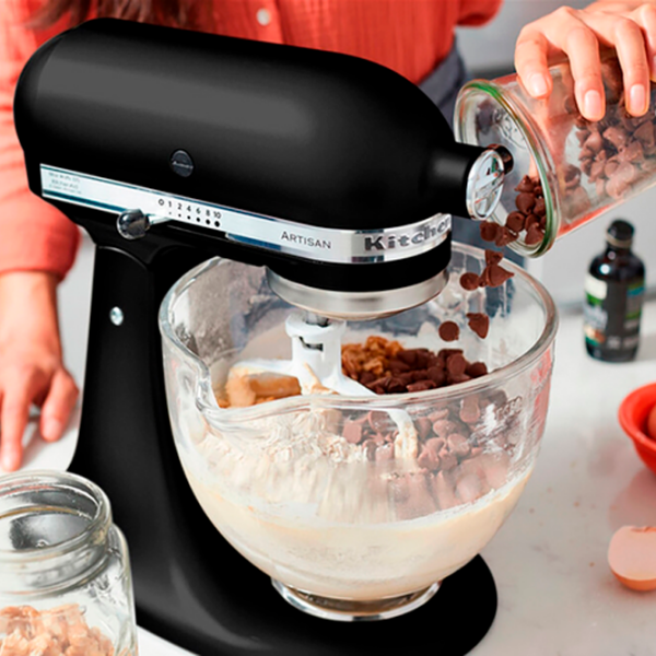 Миксер KitchenAid 5KSM175PSEOB Черный 300 Вт, Количество скоростей: 10, Турборежим photo 6