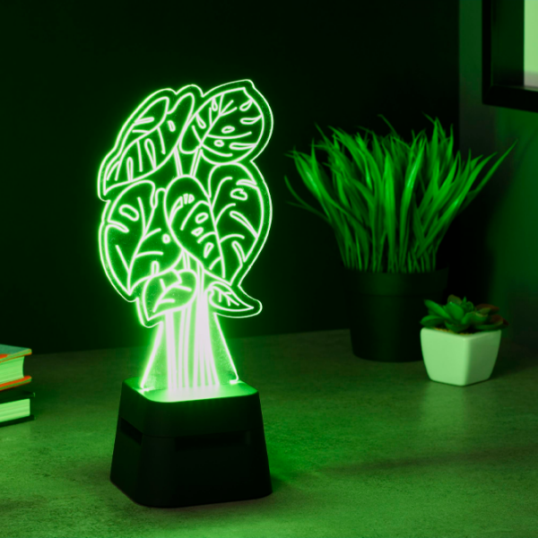 Boxă portabilă Fantasy Led Lights Plant Black  photo 3