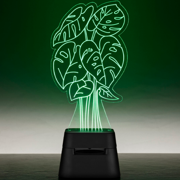 Boxă portabilă Fantasy Led Lights Plant Black  photo 4
