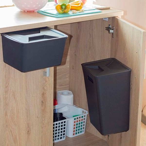 Coș de gunoi Idea М2477 Black Plastic, 12 l photo 3