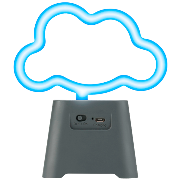 Boxă portabilă Fantasy Neon Beat Mini Cloud Black  photo 1