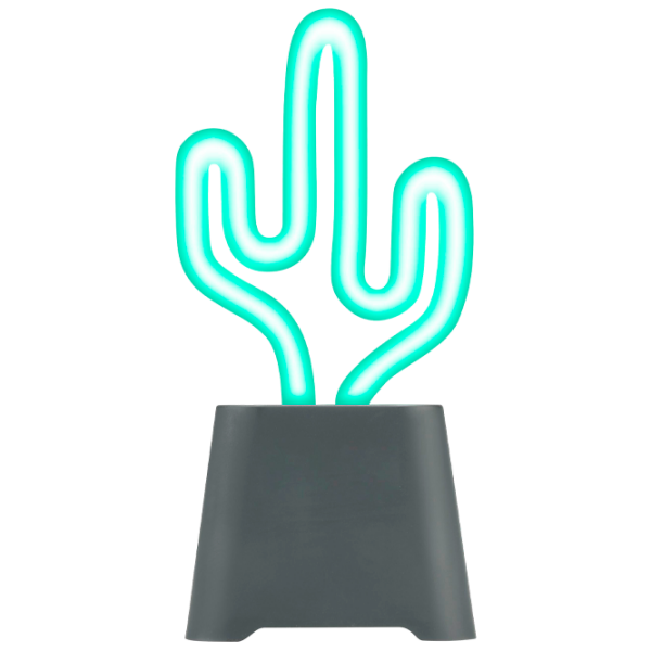 Boxă portabilă Fantasy Neon Beat Mini Cactus Black  photo 3