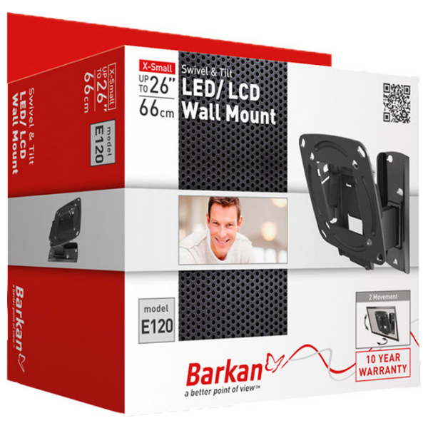 Suport TV Barkan E120 Black VESA 100 x 100 mm photo 3