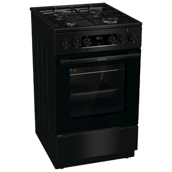 Aragaz Gorenje GKS5C70BJ Black Tipul plitei: Pe gaz, 62 l, Tipul cuptorului: Electric photo 1