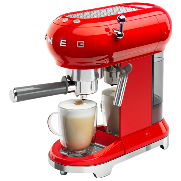 Кофемашина Smeg ECF01RDEU Красный 1350 Вт, 1 л, Термоблок photo 5