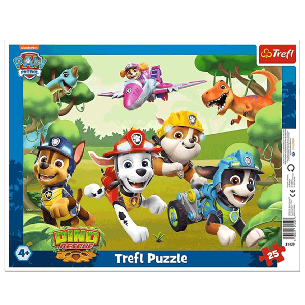 Puzzle Trefl Amazing dog tricks (31429) Количество деталей: 25, Рекомендуемый возраст: 4+ photo 1