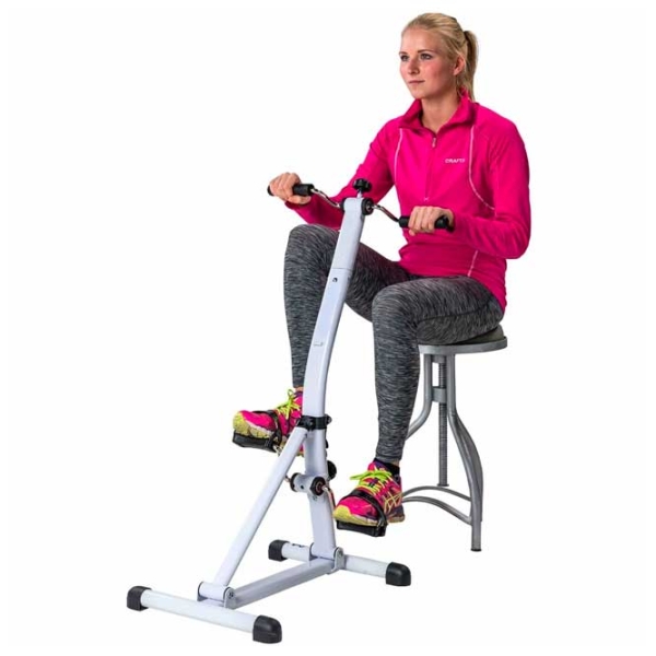 Bicicletă fitness Spartan Dual Bike Arm & Leg Trainer Silver , 100 kg photo 4