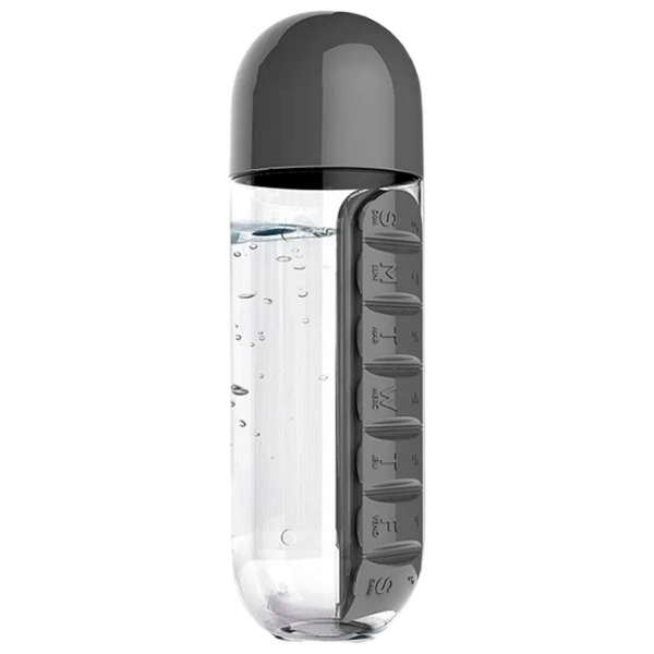 Sticlă pentru apă Pill & Vitamin 188-1 Transparent 600 ml photo 1