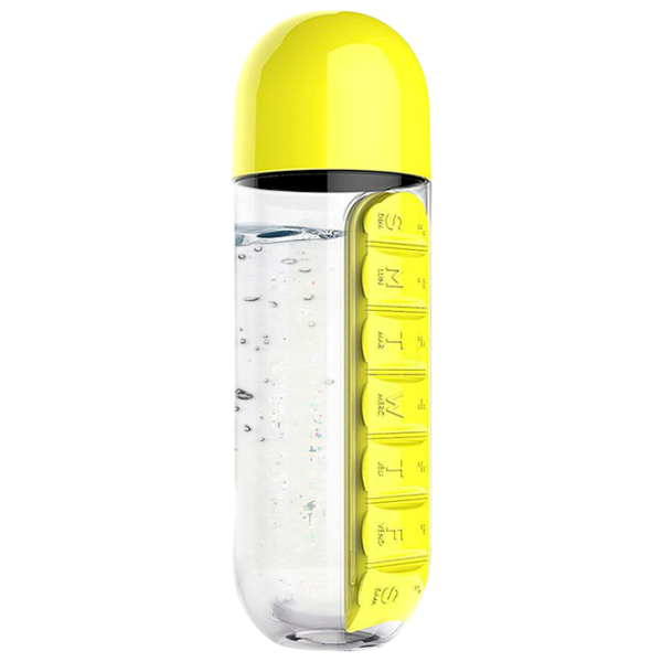 Sticlă pentru apă Pill & Vitamin 188-1 Transparent 600 ml photo 2