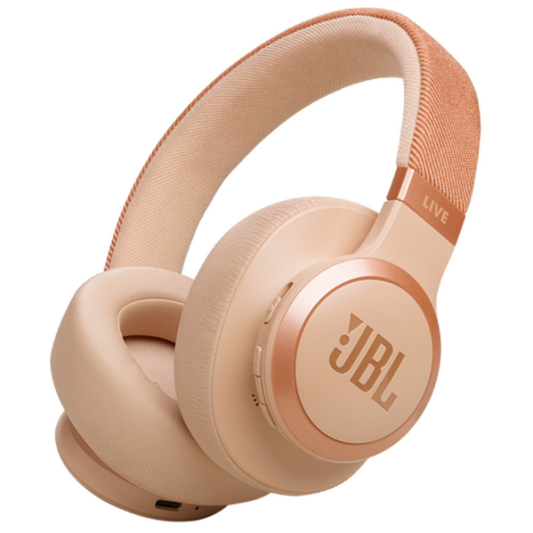 Căști JBL LIVE770BT Beige Fără fir / Personal / Over the ear photo 1