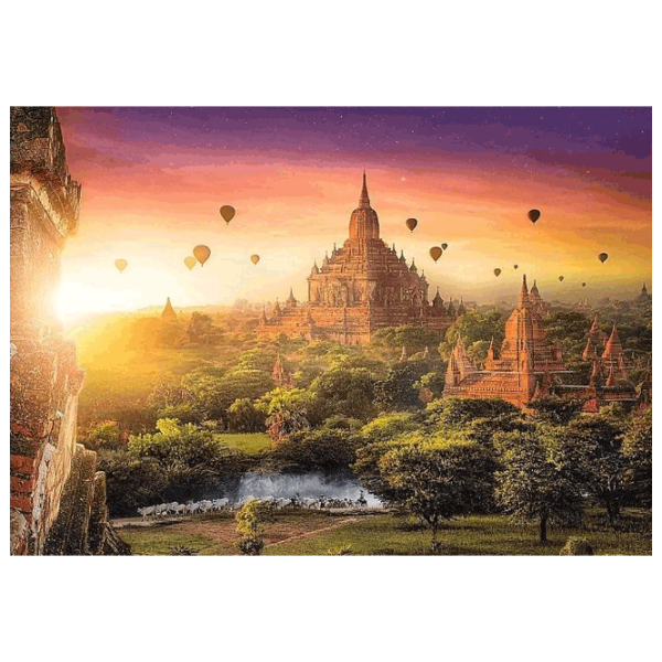 Puzzle Trefl Ancient Temple Burma (10720) Количество деталей: 1000, Рекомендуемый возраст: 10+ photo 1