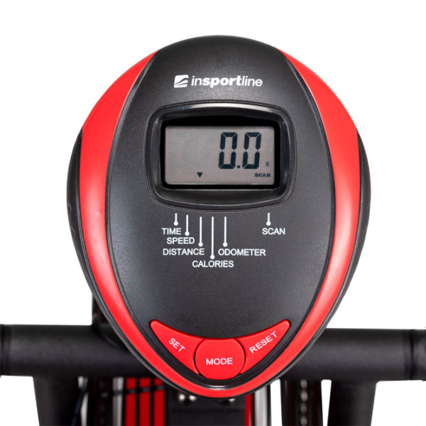 Bicicletă fitness Insportline Airbike Basic II 23514 Black , 110 kg photo 6