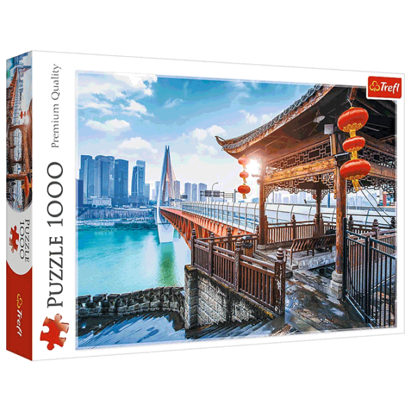 Puzzle Trefl Chongqping, China (10721) Количество деталей: 1000, Рекомендуемый возраст: 12+ photo 1