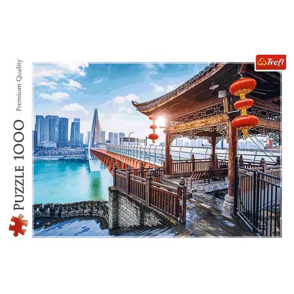 Puzzle Trefl Chongqping, China (10721) Количество деталей: 1000, Рекомендуемый возраст: 12+ photo 3